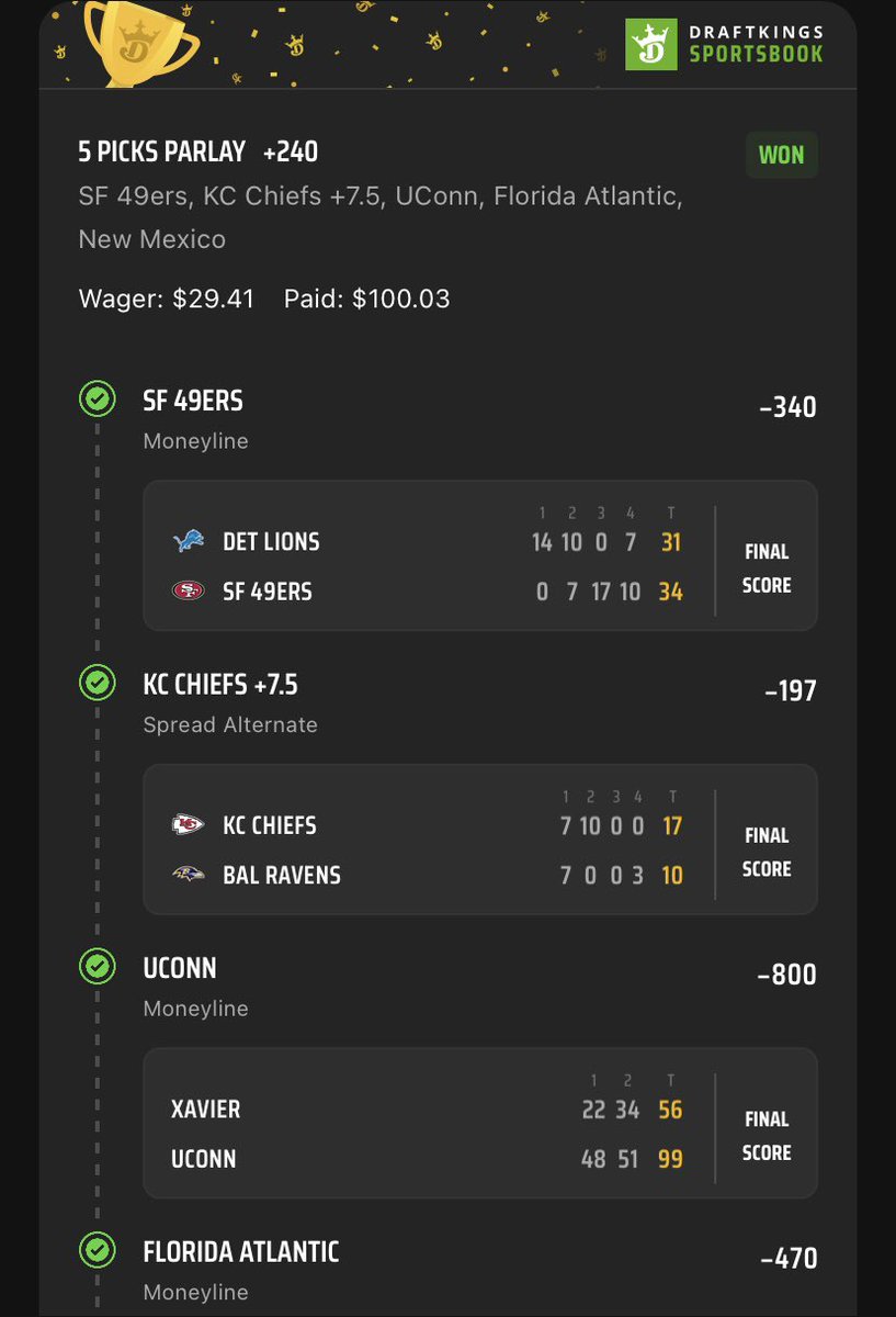 SharpWagersKS's tweet image. +240 ✅