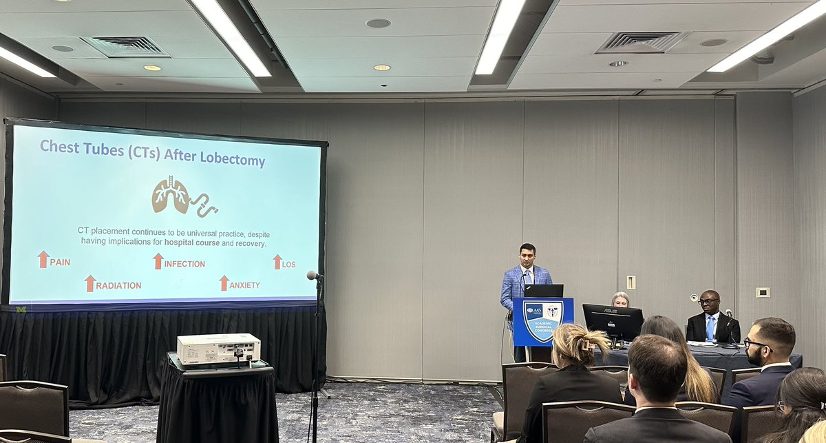 Do patient or operative factors affect chest tube duration after congenital lobectomy? Or are we are own worst enemies? 🫁🔪 We must revise postop workflows & stick to them‼️ Time to retire the suction-waterseal dance 💨🩻 #ASC2024 @perrone_erin @ElizabethSpeck @SamirGadepalli