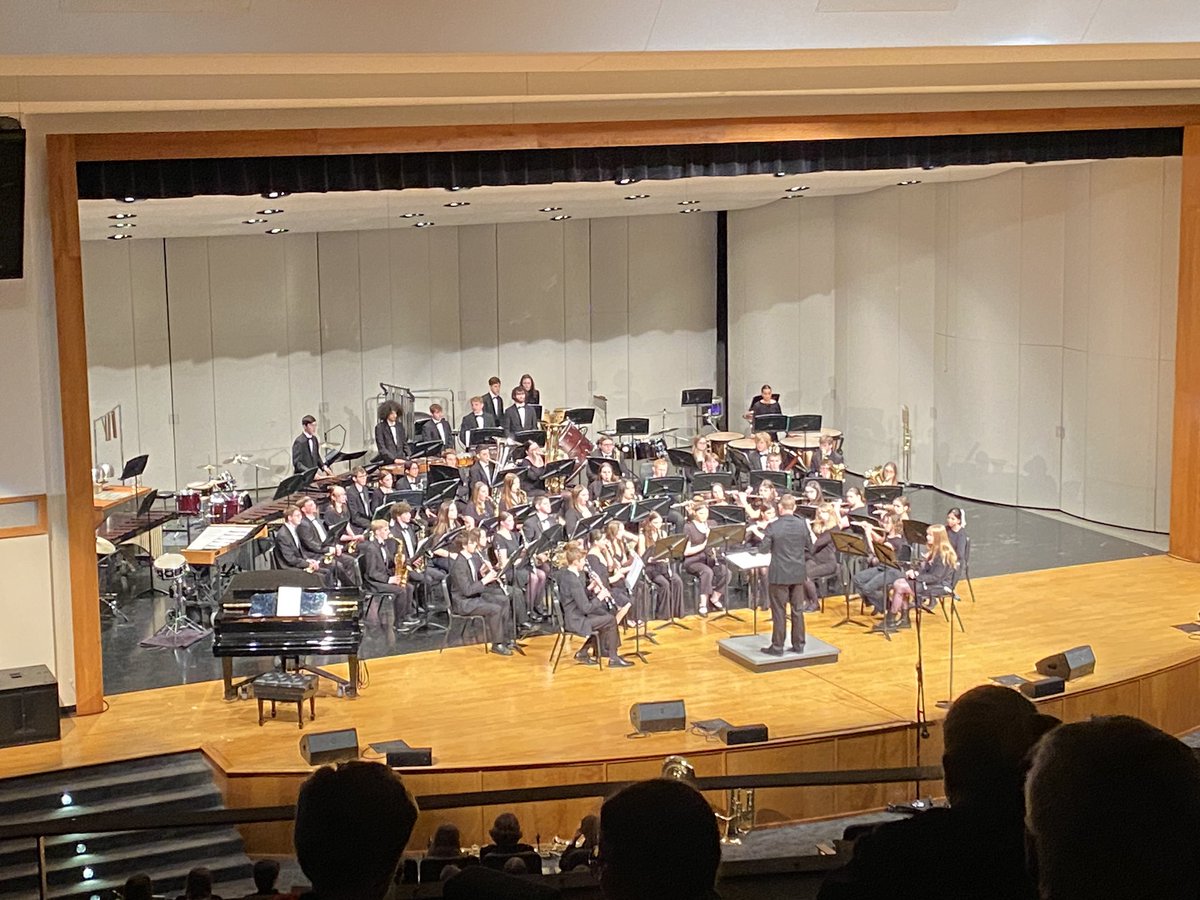 Under the lights in the NPAC, our bands continue to push their boundaries and grow musicians! #OnwardNHS #GrowingMusicians #GrowingLearnersAndLeaders