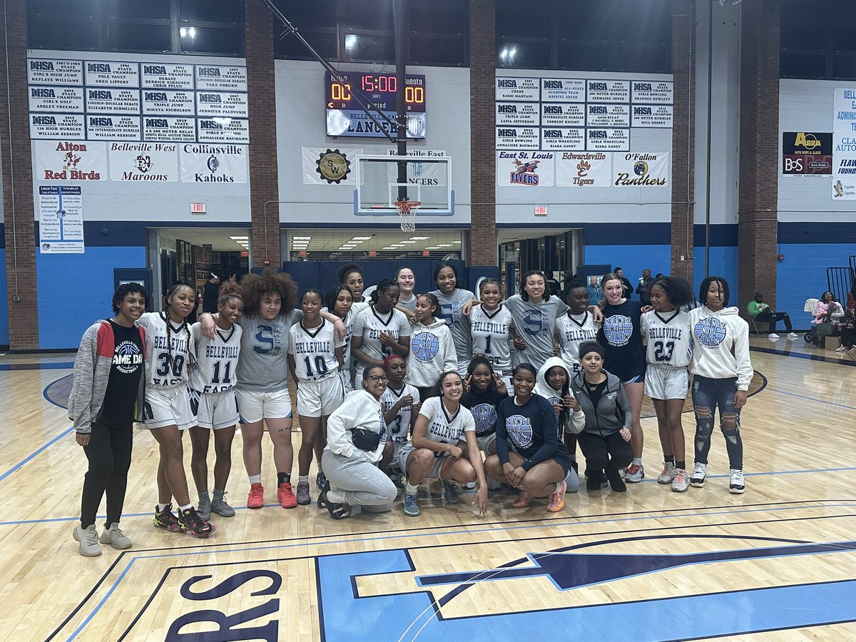 BTHSEastLancers's tweet photo. Senior night for the Lancers girls basketball team.  Thank you to our seniors and their families for their dedication and commitment to the program.  #oncealanceralwaysalancer https://t.co/fZBnlSvadk