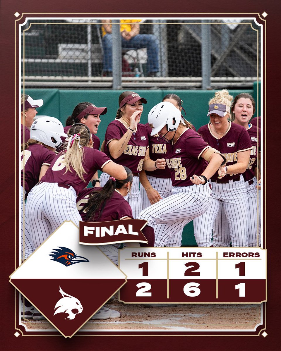 UTSA Folks 👋

I know you all don’t care about any of your 💩 sports outside of Football (We can tell by your facilities) but just reminding you all that you took another Bobcat L today 😁

Mens Basketball L
Women’s Basketball L
Softball L