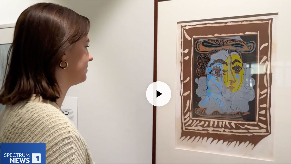 How do students select art for #WFU? Junior Georgia-Kathryn Duncan tells @SpecNews1Triad, 'It's important for students on campus to feel seen, heard, known within the artworks and artist biographies that we're having here.' #OurMottoMeansMore #WaketheArts wakefo.rest/3HKnTqH