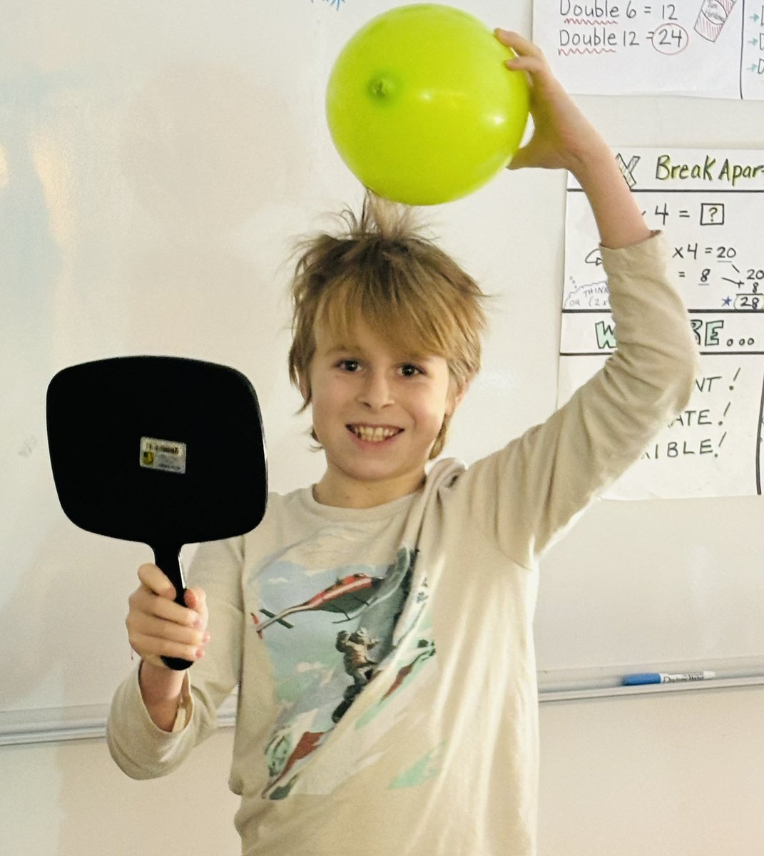 RobynBent79's tweet photo. We explored how friction causes electrons to jump creating a negative charge. And because opposite charges attract…there were many bad hair days in 604 today @GPVanierJH. https://t.co/PZtYi2pG6m