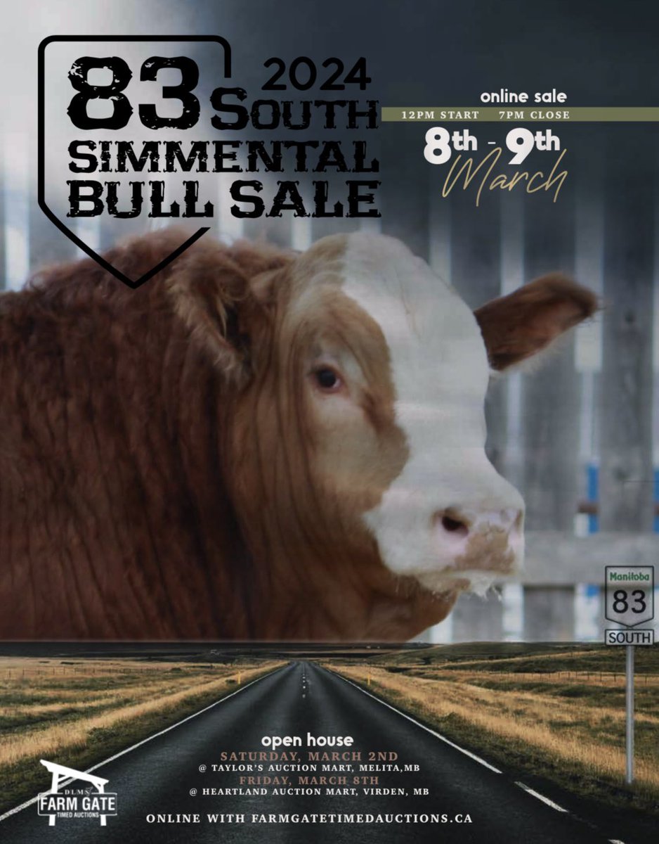 Here is the link to the 2024 and 3rd annual 83 South Simmental bull sale. A very deep set of bulls! 

issuu.com/prairie-pistol…