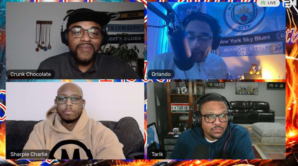 sharpiecharlie's tweet image. Tapped in with the @shadesofbluepod bros on the #LitStream