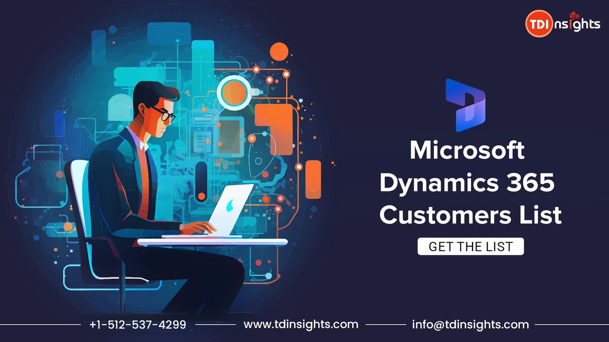 Connect with Over 57,000 Microsoft Dynamics 365 Customers

Get the List: tdinsights.com/microsoft-dyna…

#microsoft #technology #msdynamics365 #list #emailmarketing #customers #TDInsights