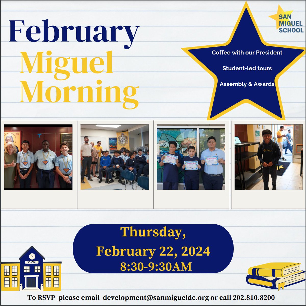 Join us for our next Miguel Morning on February 22!