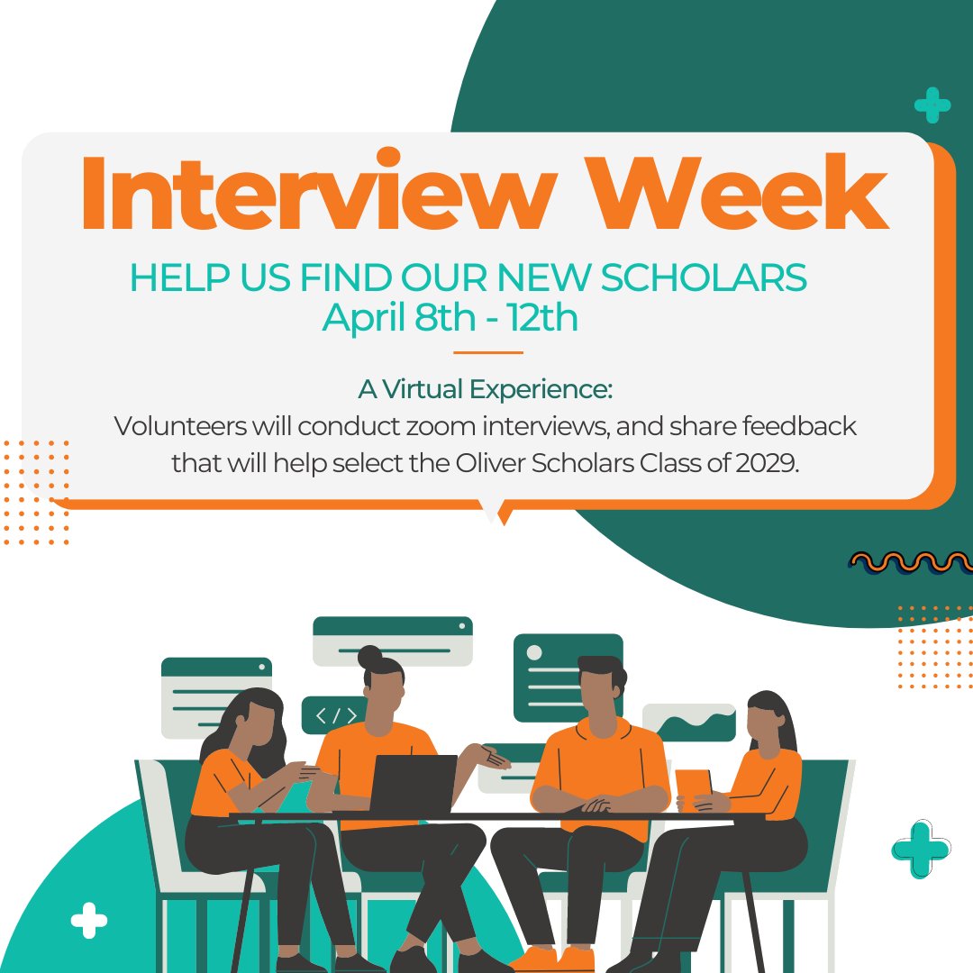 🌟 Volunteer Opportunity: Interview Week 2024! 🌟   We're seeking dedicated volunteers for our virtual Interview Week, taking place from April 8th to 12th. Sign up now by clicking the link: signup.com/client/invitat…  #VolunteerOpportunity #InterviewWeek2024  #Oliverstrong