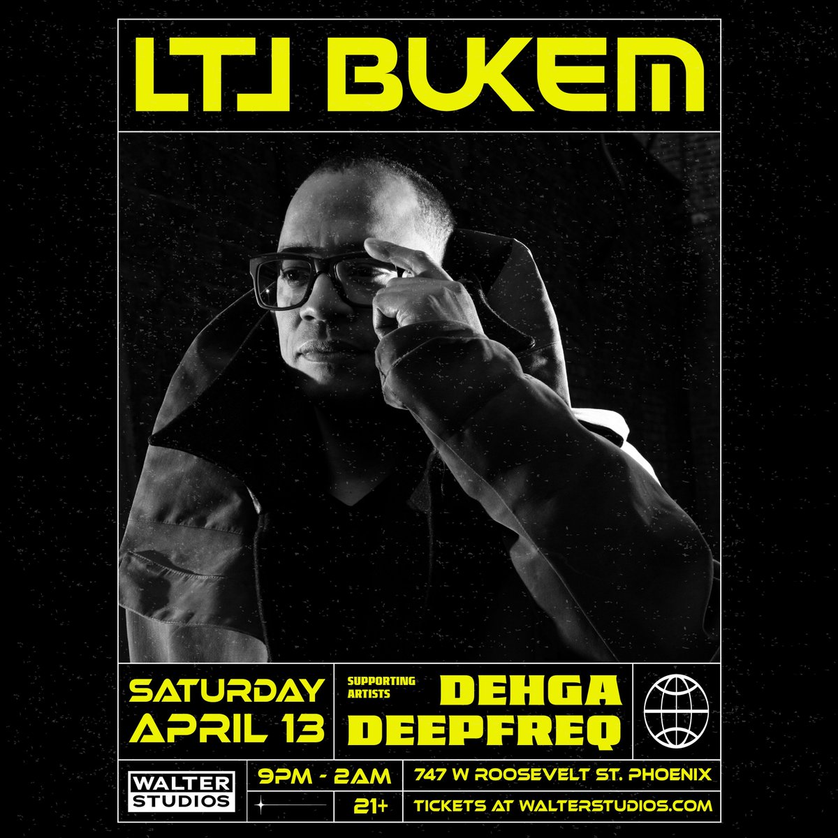 Honored to be opening for LTJ Bukem 23 years after hosting him the first time he came to Arizona #amen