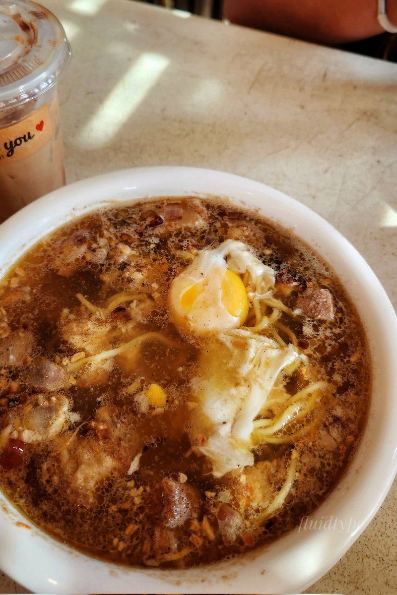 fluidtype's tweet image. But before everything else, you need to have a big bowl of Iloilo's famous noodle soup, Batchoy. And of course coffee.

#noodles
#Batchoy
#Carles