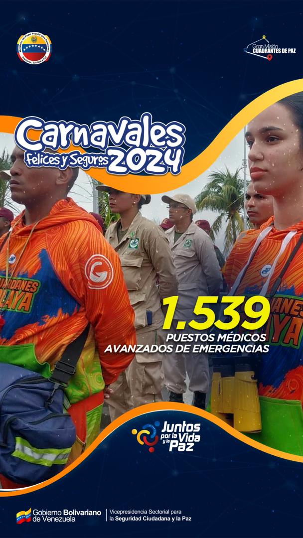 orsanfelipe's tweet photo. #08febr
Inicia despliegue carnavales 2024.
SinEgoTransformamos
¡En Venezuela manda el Pueblo! https://t.co/gTQhKxz1KB