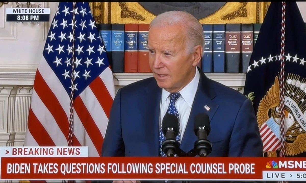 AmandiOnAir's tweet photo. There is absolutely no problem whatsoever with President @JoeBiden’s memory or cognitive ability, based on his impressive and totally in-command impromptu press conference tonight.

He’s doing a great job as @POTUS and absolutely deserves reelection. 

#FourMoreYears https://t.co/3j9yhaROWV