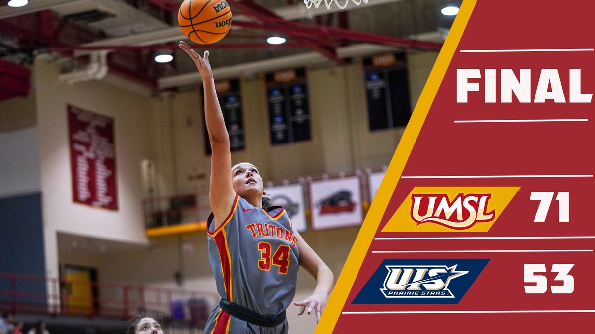 .@UMSLWBB picks up its 2nd straight win defeating Illinois Springfield 71-53 on Thursday evening. Alex Wolff finished with a double-double with 14 points and 13 rebounds #GLVCwbb #FeartheFork🔱#tritesup🔱