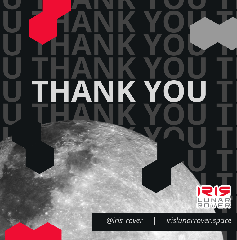 Iris Lunar RoverSat (Carnegie Mellon University) tweet media
