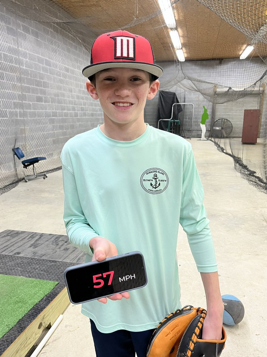 bckwdkpitching's tweet photo. PR night! Way to go Carter! @PocketRadar https://t.co/CgZvnTcccG