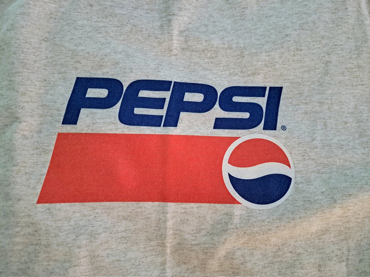 For the first time ever, I'm wearing this 90's Pepsi T-Shirt 👇🏻👇🏻👇🏻👇🏻 from Café Press that I got from Amazon today, and I'm wearing it right now. I posted this same picture on Facebook on the same post as this week's Classic 90's Commercial of the day as an added bonus. If you're…