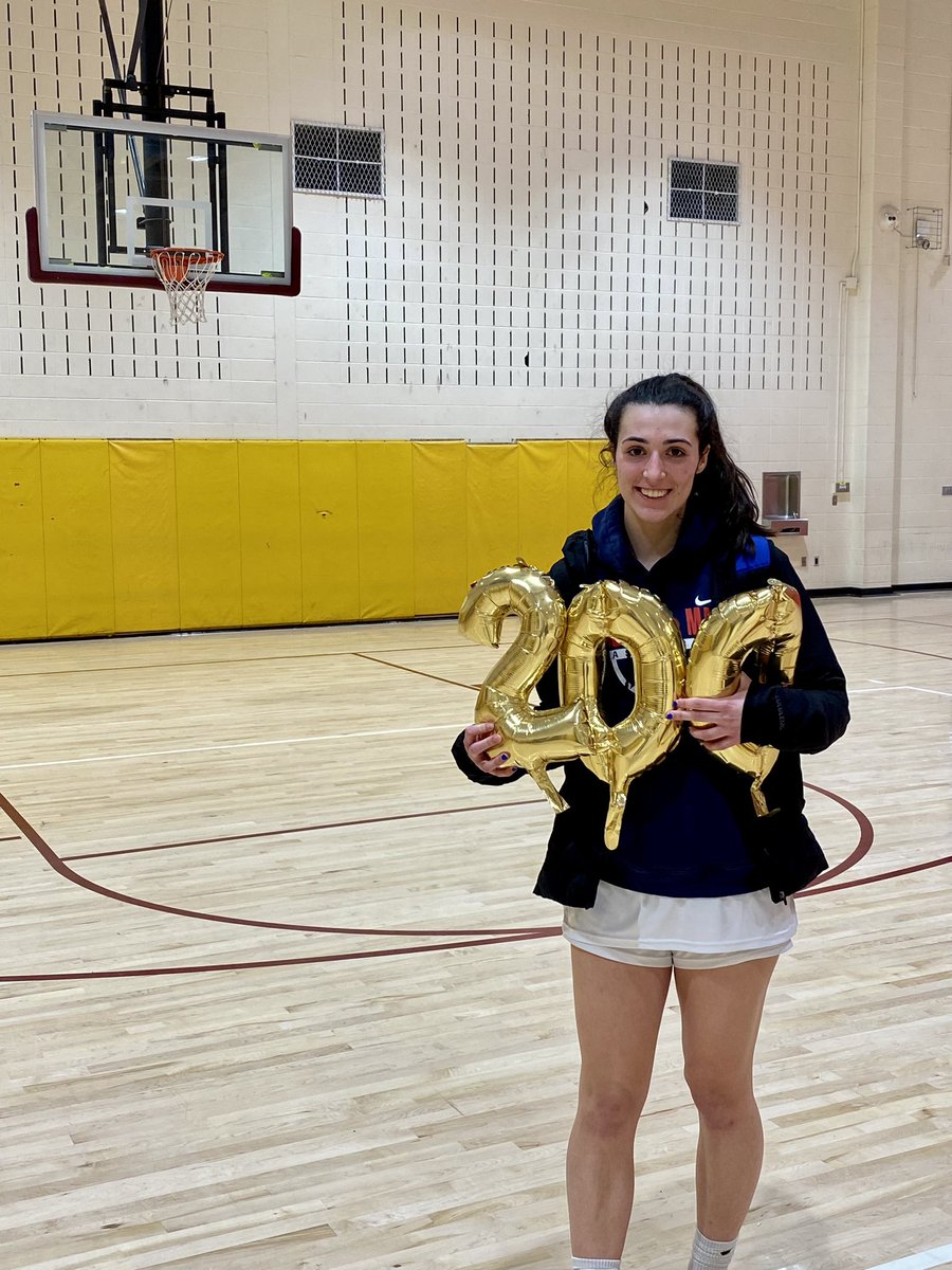 amyecastela's tweet photo. @rachel_castela surpassed 200 career 3’s tonight!  Thanks @CoachShell_NJP @kristensomogyi @nj_panthers https://t.co/lUWPwDjWzU