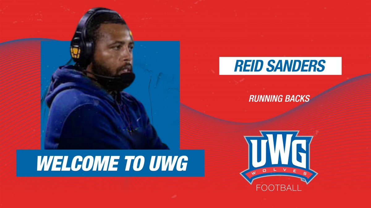 🚨Staff Announcement🚨

Welcome Reid Sanders to UWG as our new running backs coach! 🔗 bit.ly/3STufdQ

#WeRunTogether