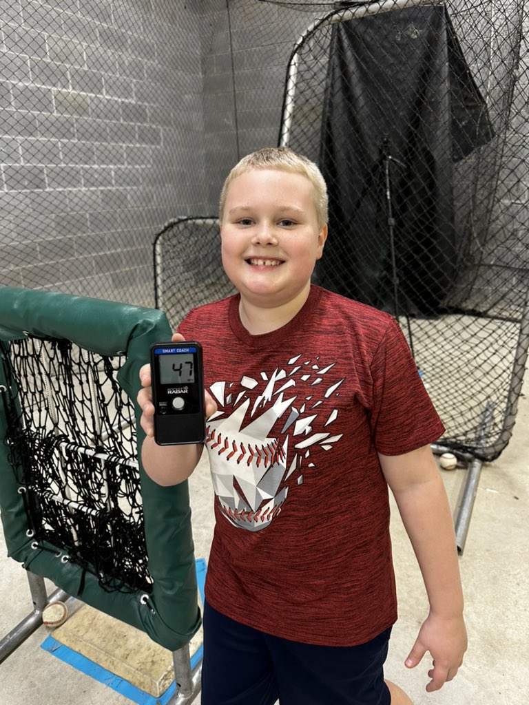 bckwdkpitching's tweet photo. Always fun as a coach to see something “click” for a player. Tonight Nic jumped 2 MPH on his PR! Keep working buddy! @PocketRadar https://t.co/vzdkkpZz3v
