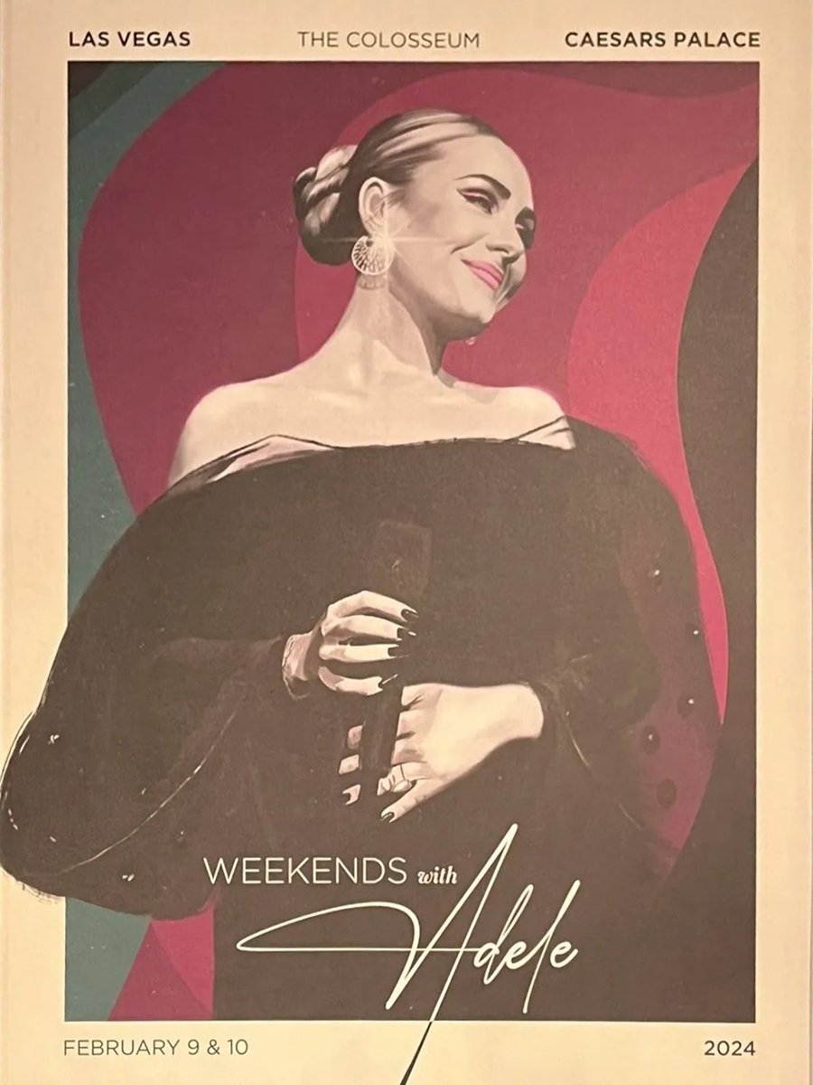 First look at the #WeekendsWithAdele poster for Weekend 38! ✨