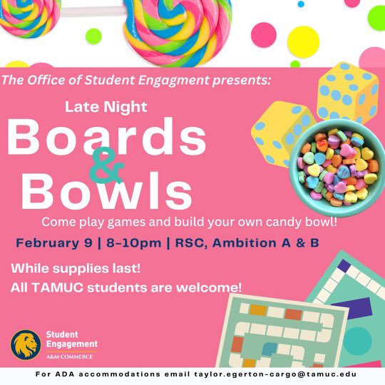 ETAMU Office of Student Engagement tweet media