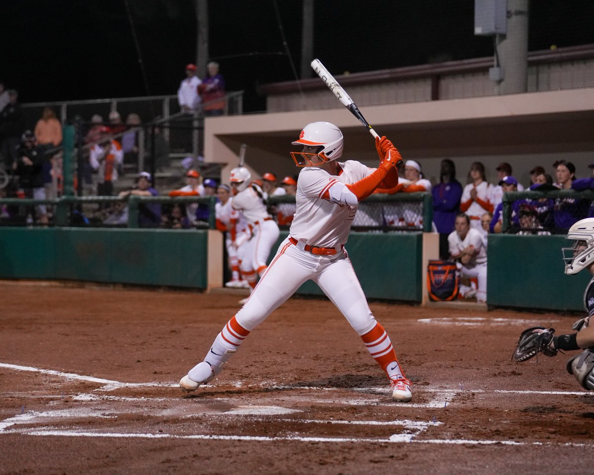 clemsonsoftball's tweet photo. TIGERS WIN! TIGERS WIN!!

Clemson takes the opening game of the NFCA Leadoff Classic against Missouri State, 12-0, following a final out strikeout from Regan Spencer in the circle! https://t.co/JYffLOY2Q3
