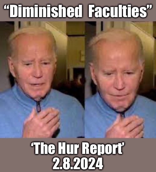 marlahohner's tweet photo. The ‘Hur Report’, by Special Counsel, Robert Hur, was released today.
Expect: Much talk about the 25th Amendment
Prepare for: ‘President Harris’ ✔️ https://t.co/zyTdRK9F6p