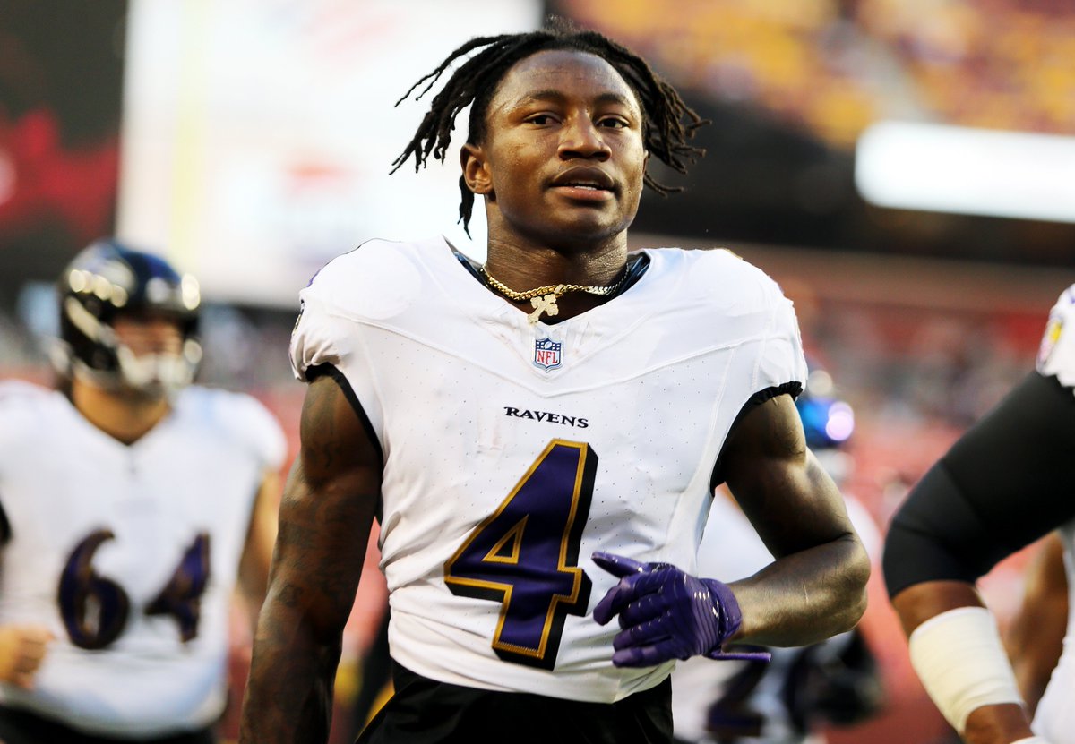 NFL_DovKleiman's tweet photo. 𝗕𝗥𝗘𝗔𝗞𝗜𝗡𝗚: #Ravens WR Zay Flowers is being investigated by the Baltimore Police for an alleged domestic assault.

Flowers has not yet been charged with a crime, per @BaltimoreBanner https://t.co/Y5evvRa3LH