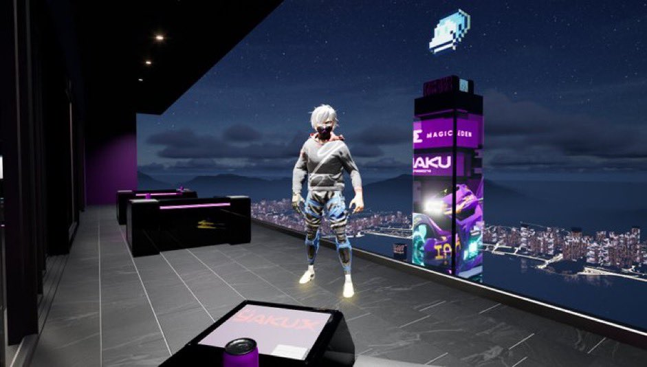 YakuCorp's tweet photo. The @DeGodsNFT &amp; @y00tsNFT Fam is coming strong. 

Maybe a Capsule X giveaway next? 🤔

P.S. imagine what a DeGods/ y00t building would look like in the Yakuverse hmm… https://t.co/swkS0sYvlC