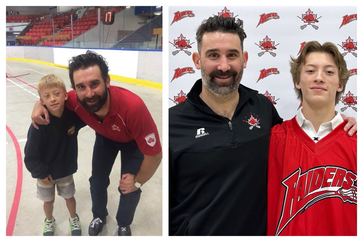 Such a special moment for T-Bone. How it started at 7 years old to how it is going now, over 8 years later.  Could not be happier for the kid. <a href="/raidersjralax/">Raiders Jr A Lax</a> #ballboy
