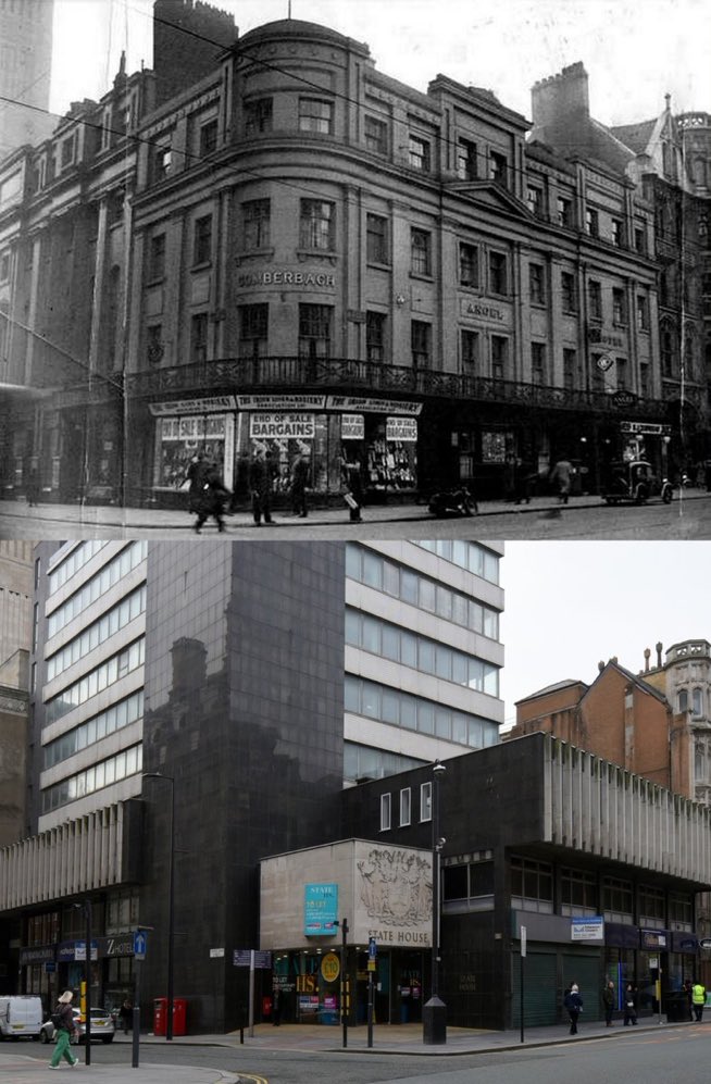Poor Liverpool. How mean the twentieth century was to it. Dale Street & North John Street, 1930s vs. 2024 📸 by & via the great @keithjones84 who is VERY worth a follow ..