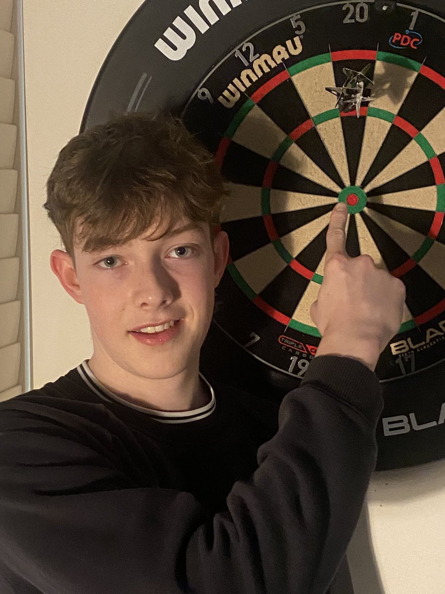 JamesStorey1973's tweet photo. Can there be a prouder moment in a father’s life than when his kid chucks his first ever maximum?? I doubt it. https://t.co/hmv0IJ9DrM