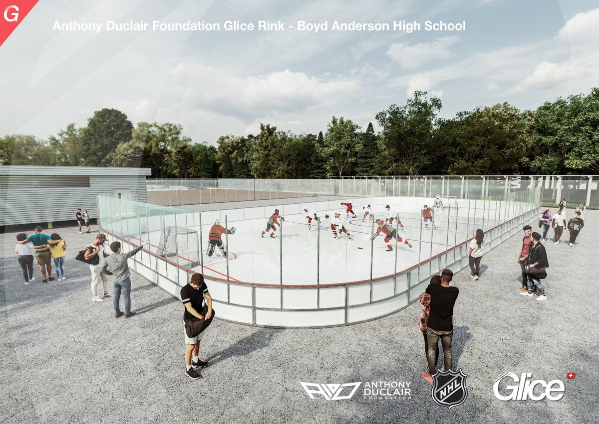 Proud moment as we officially broke ground on the rink at Boyd Anderson High — a major @Duclairfndation year one goal in pursuit of increasing access to hockey and opportunity. It’s an honor to serve as advisor to the foundation & our incredible team. More to come 🏒🫶🏽💪🏽