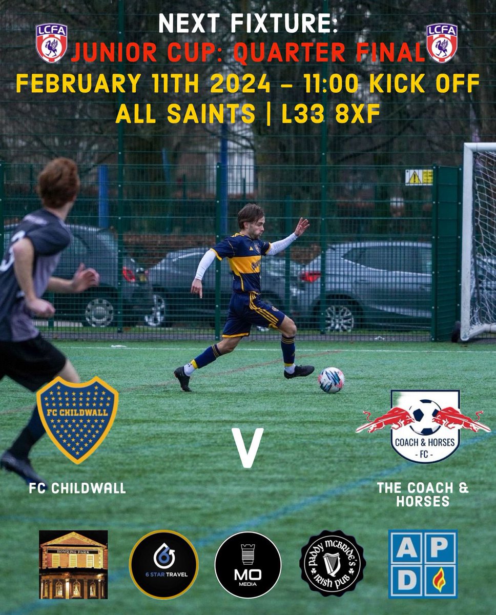 Sunday we face @TheCoachFC21 in the quarter final of the county cup, massive game for the lads who are bang up for it

Get down an support the boys👇🏻🌶