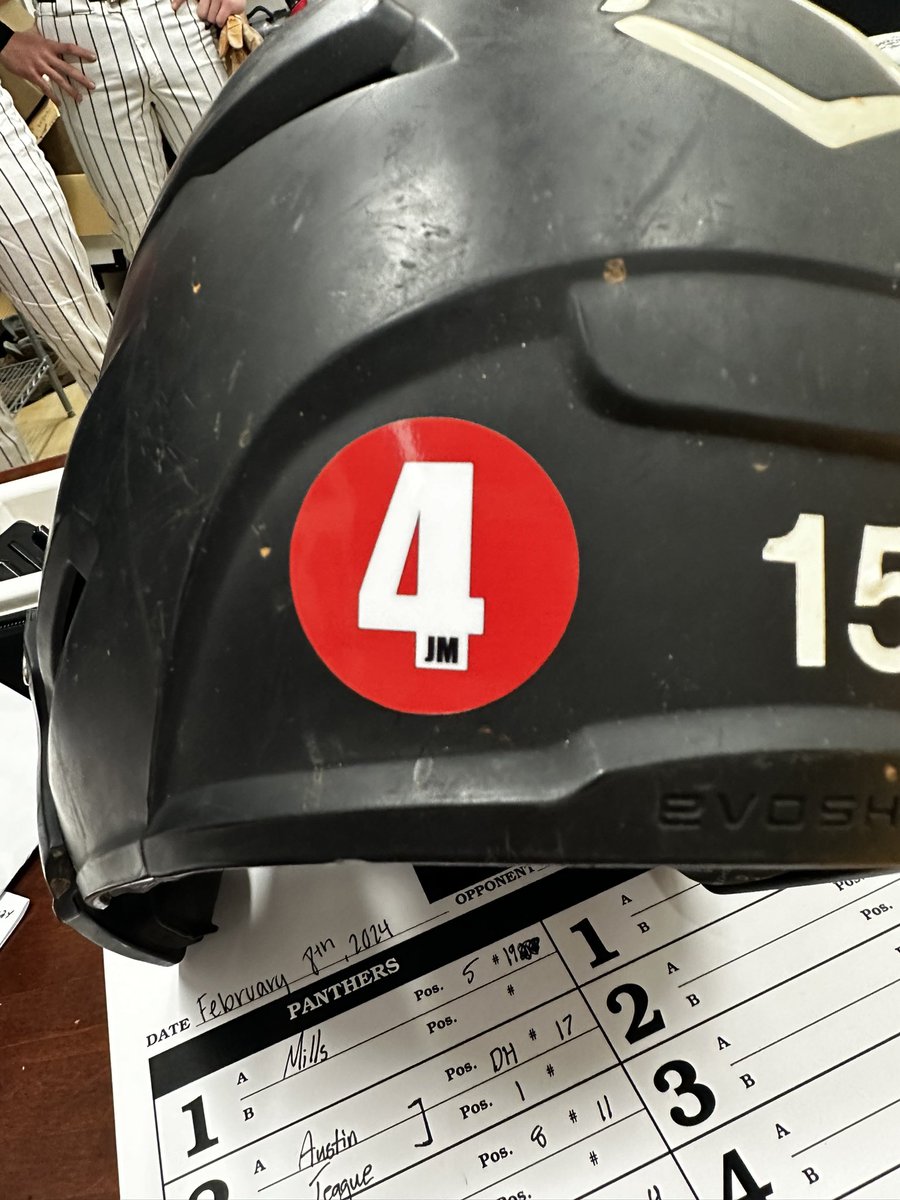 jaxcobaseball's tweet photo. Repping the sticker all year, program wide starting tonight remembering our region friends from @RedElephant_BSB &amp; honoring the life of Jeremy! @JCPantherAth @GainesvilleATH @CoachPou @WR_Parrish @CoachZ_Lack https://t.co/NyuKy6T9Qz