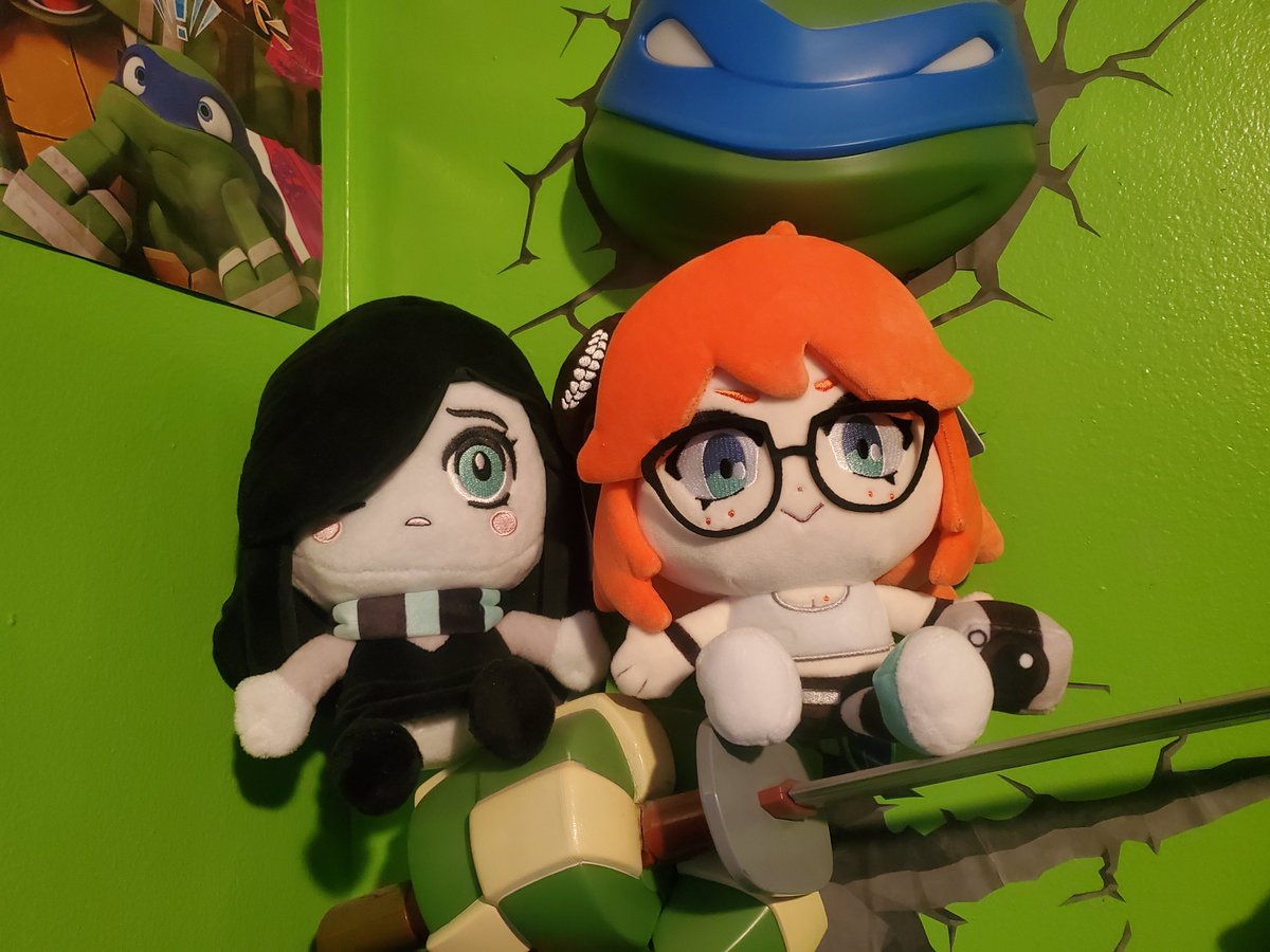 ShinobiPizza's tweet photo. @Parorou My Aria plush got a friend today! https://t.co/xyGBciSCtR