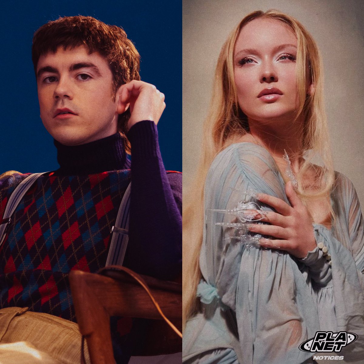 PlanetNotices's tweet photo. Esta noche estarán llegando 2 proyectos muy importantes a las plataformas digitales: "What Happened To The Beach?" de @DeclanMcKenna y "Venus" de @zaralarsson. https://t.co/V3hHYIza1m