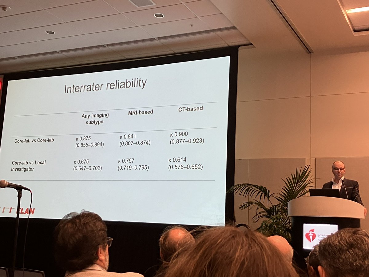DavidSeiffge's tweet image. New data from @ELAN_Trial presented by @StrokeBern  @FishingNeurons  and @mbgoeldlin suggest that benefit of early start of DOAC after stroke is equal for all stroke sizes, probably even biggest in large sized strokes. Investigators did a great job estimimating stroke size 👏👏