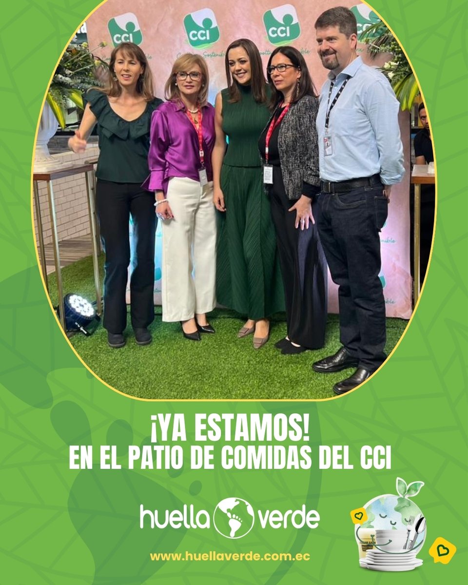 HuellaVerdeEcu's tweet photo. 🌱🌍 Evento de Lanzamiento del modelo  Huella Verde para patios de comidas como parte de su #CoolturaSostenible del CCI Centro Comercial Iñaquito en la ciudad de Quito. https://t.co/Tx5Ta4nIWS