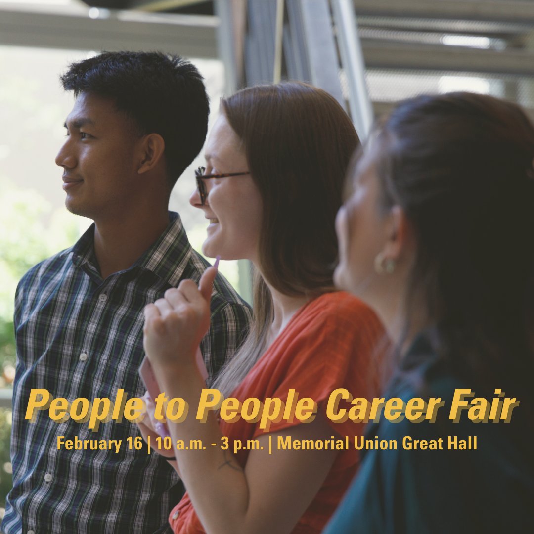 Explore connections within culinary and health at the People to People career fair!
For more info, check out the link below. 

🔗  bit.ly/3SPycAf