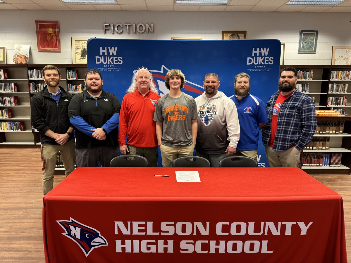 FULLNELSONFOOTBALL (@fullnelsonfoot1) on Twitter photo FULL NELSON Kicker/Punter <a href="/Russell9Lux/">Russell Lux</a> signed with <a href="/Gtown_Football/">Georgetown College Football</a> today! Congratulations and good luck! @M#FULLNELSON FULL NELSON Kicker/Punter <a href="/Russell9Lux/">Russell Lux</a> signed with <a href="/Gtown_Football/">Georgetown College Football</a> today! Congratulations and good luck! @M#FULLNELSON
