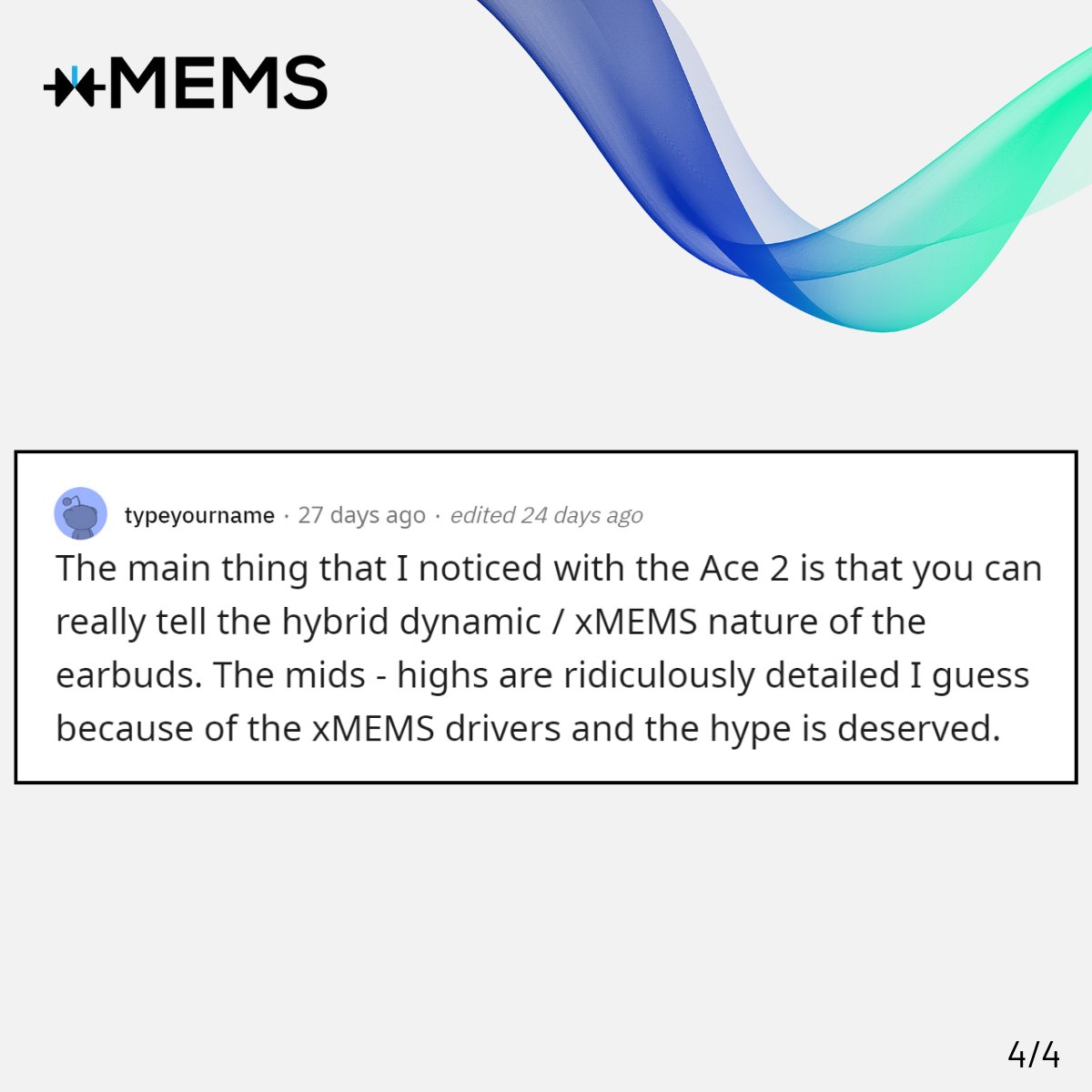 xMEMSLabs's tweet photo. Discover what users are saying about @CreativeLabs Aurvana Ace TWS Earbuds, featuring xMEMS’ Cowell #MEMSSpeaker.

We'd love to hear your thoughts – join the conversation by sharing your listening experience in the comments below!

#TWS #earbuds #ANC #microspeaker #audio https://t.co/s8ybAjriX1