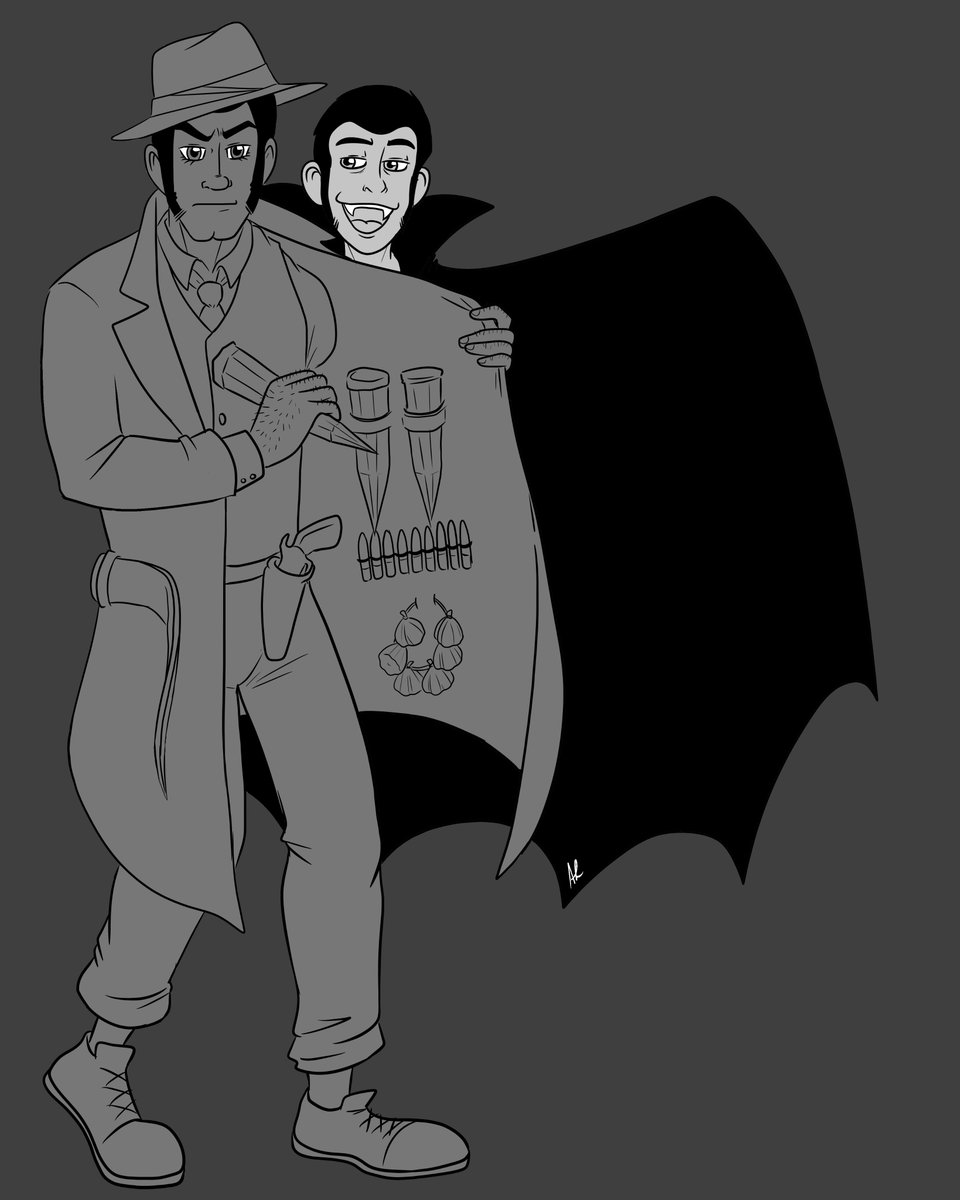 agudoodles's tweet photo. #lupinweek2024
Day 4: AU

What if a vampire and the vampire hunter fell in love? 😱 https://t.co/buX0jBSjzz
