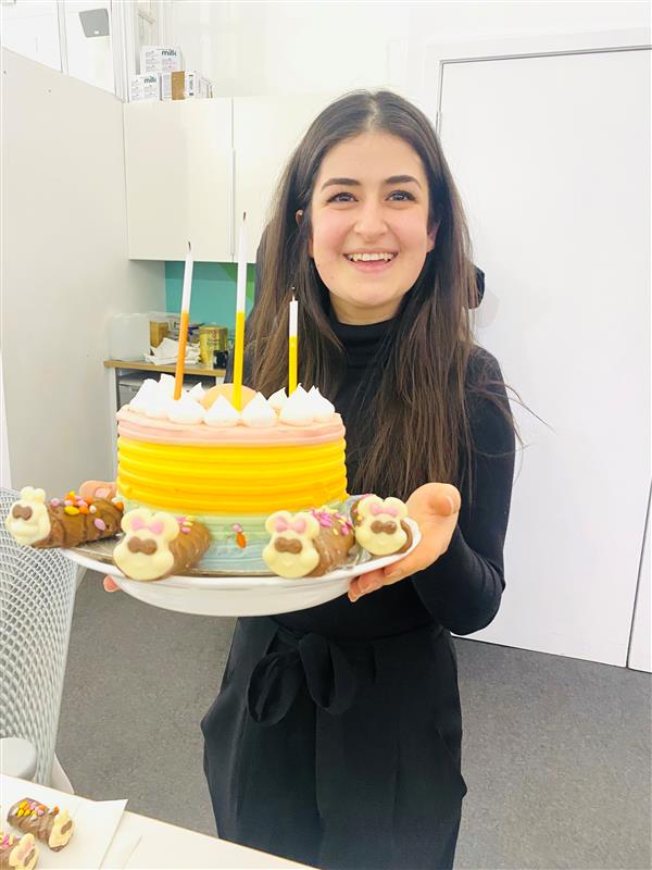 Wishing a very Happy Birthday to Isla Davies, one of our brilliant 3D designers at Enigma. Hope you had a lovely day! We all enjoyed celebrating with you (eating your cake!)! #happybirthday #3ddesigner #experientialdesign #staffbirthday