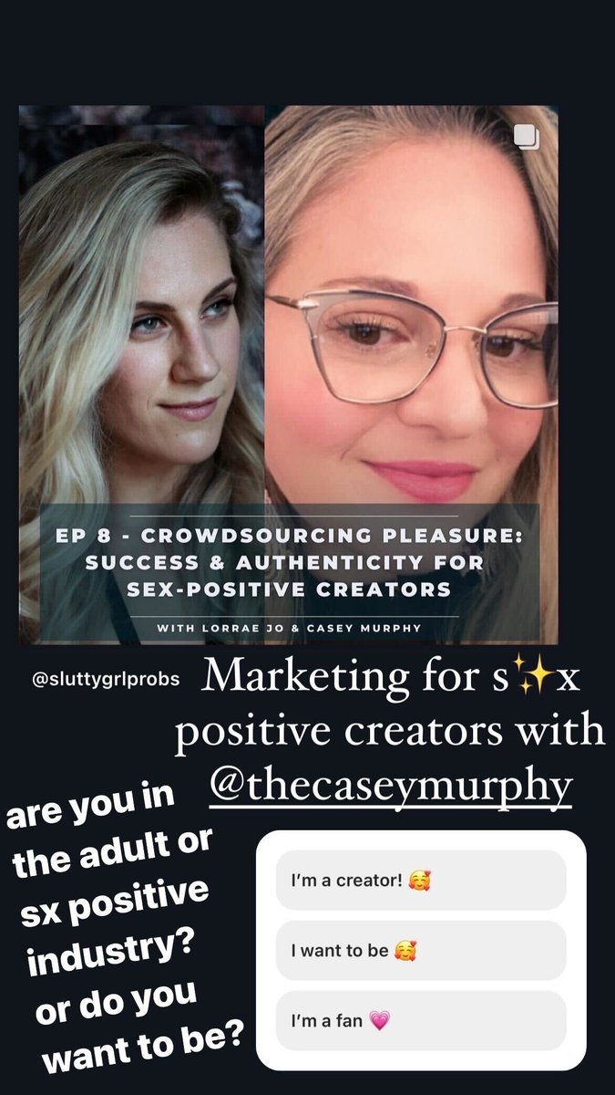 Don't miss one of the top episodes on the Pleasure Provocateur... 💗 marketing for sex positive creators with @the_caseymurphy Let us know in the comments if you're in the adult or sex positive industry or want to be! ✨🎧️🎙️Subscribe now! 🔗podcasts.apple.com/us/podcast/the…