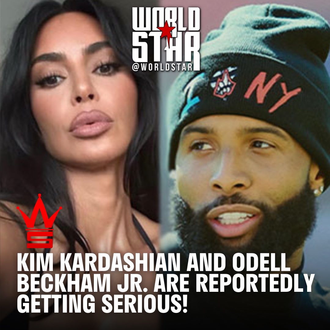 WORLDSTAR's tweet photo. #KimKardashian &amp; #OdellBeckhamJr allegedly dating and now considering taking their relationship public 👀 https://t.co/wYrL9fp4mJ
