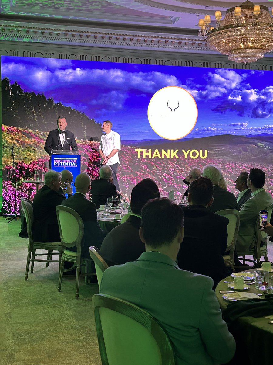 AIPCO_Ireland's tweet photo. Thank you to our hosts @thepowerscourt embrace sustainability.  Centrepieces inc Wicklow heather will be replanted into the Wicklow countryside post dinner #AIPCO2024 https://t.co/TT2syC16M4