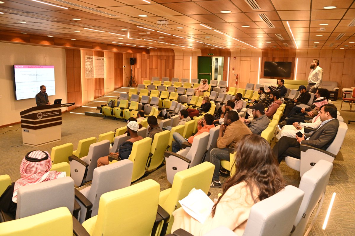 PSLRutgers's tweet photo. A big thank you to the Dept. of Chemical Engineering  @KFUPM  in Saudi Arabia for their warm hospitality and for organizing my invited talk and visit to their fantastic campus. https://t.co/ARrezzVje1