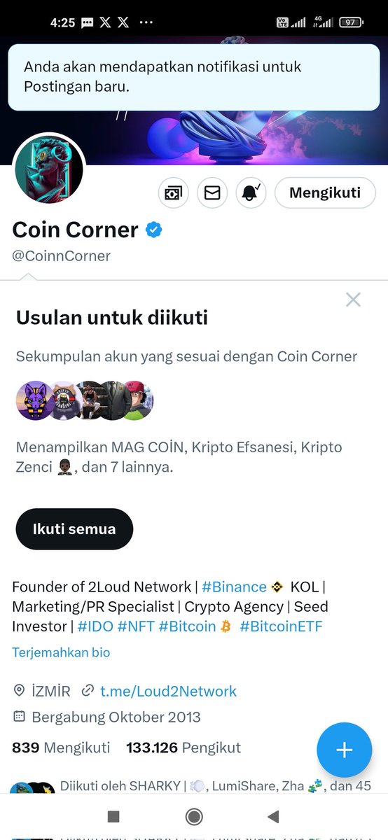 Princesswin22's tweet photo. @crypoqback @CoinnCorner Done https://t.co/cNPZRpfzAP