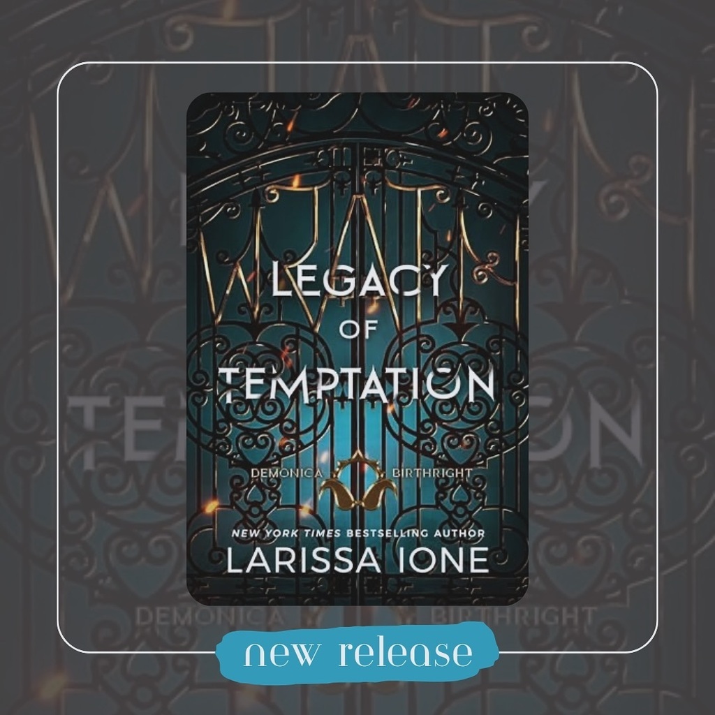 MSRheinlander's tweet photo. The legacy continues…
 
Grab this new release by Larissa Ione, THE LEGACY OF TEMPTATION,  a Demonica Birthright Novel is available now: https://t.co/5yEAGQeWfa https://t.co/psBtIwdInS https://t.co/7Sqoi05GIY